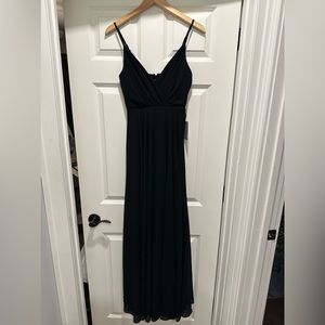 New With Tags - Floor length Black Lulus dress